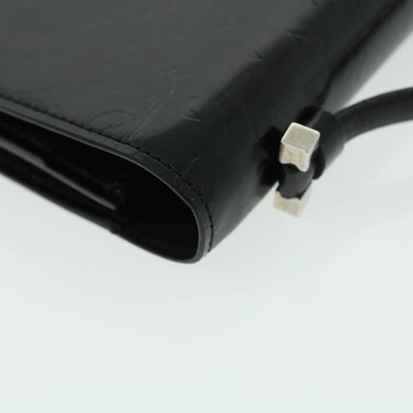 LOUIS VUITTON Monogram Mini Glace Anushka GM Hand Bag Black M92229 Auth bs7711 - Picture 16 of 16